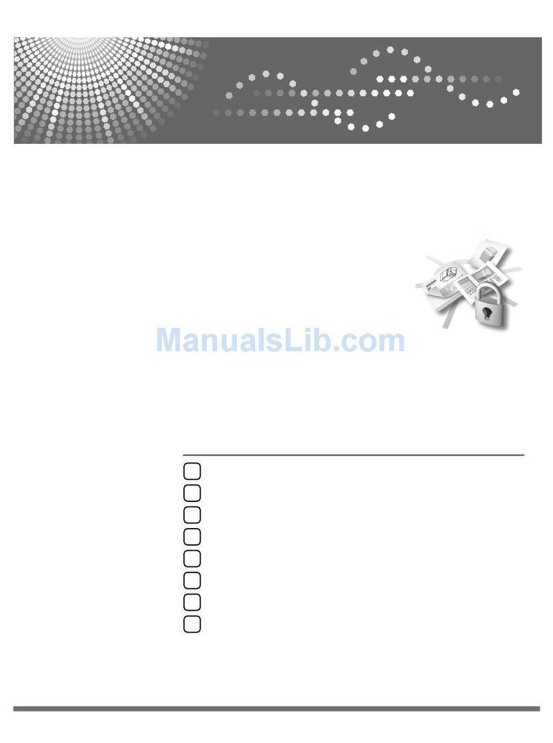 Ricoh Aficio 3035 User manual