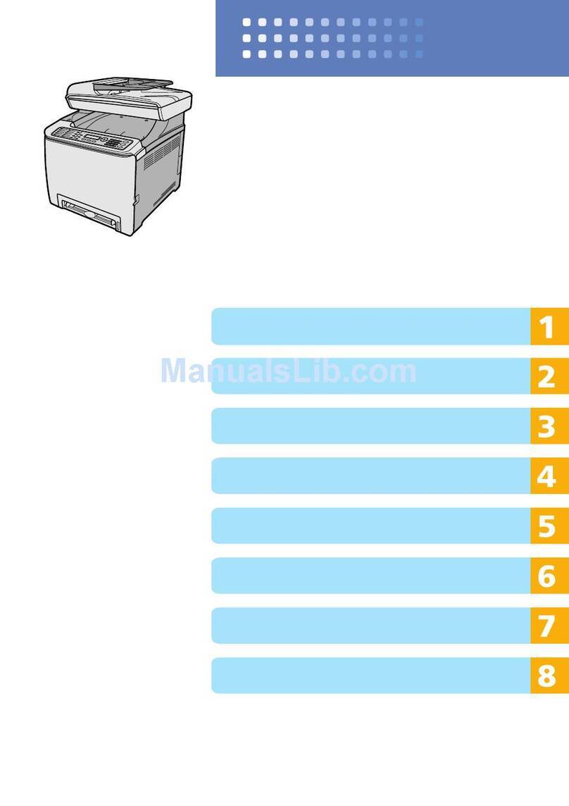 Ricoh Aficio SPC221SF User manual