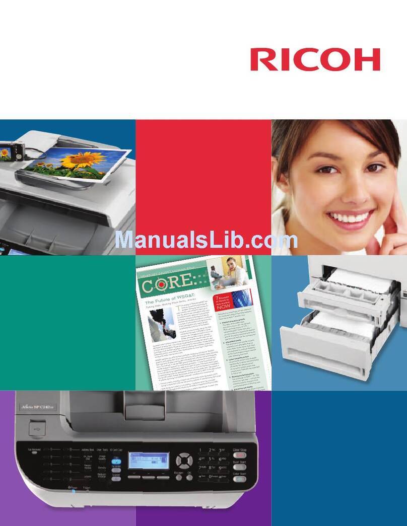 Ricoh Aficio SP C242SF User manual
