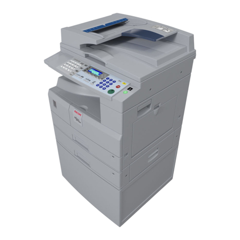 Ricoh Aficio MP 161 Installation and maintenance instructions