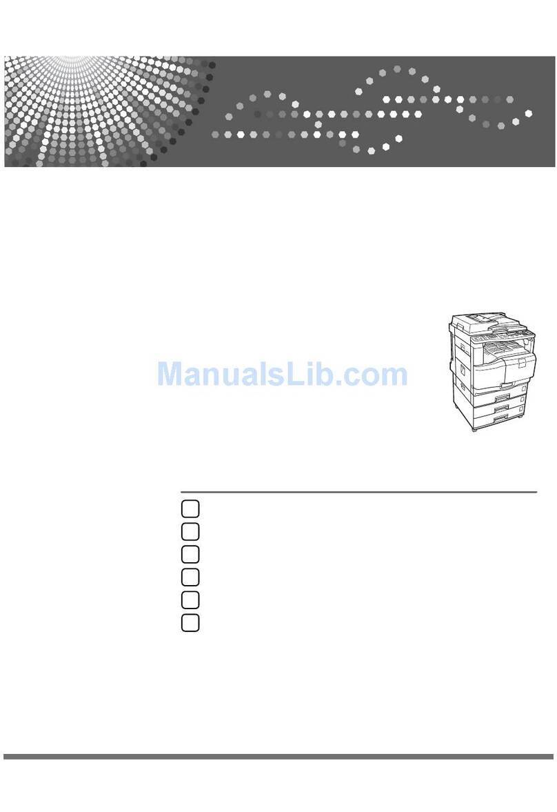 Ricoh Aficio 615C User manual