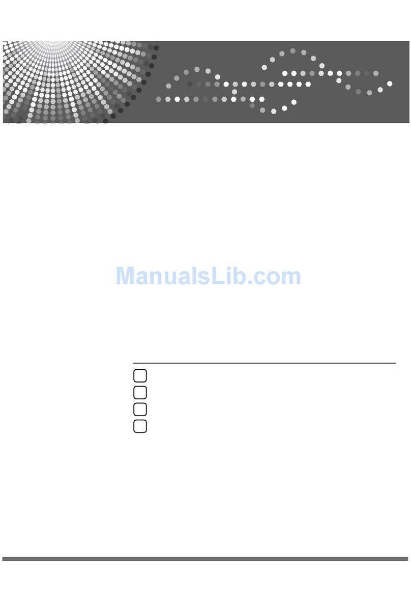 Ricoh Aficio 615C Owner's manual