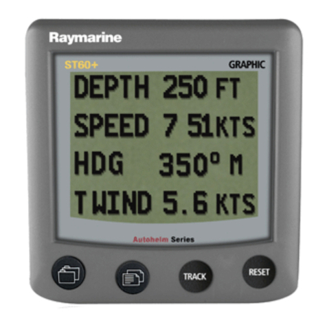Raymarine ST60 Tridata User manual