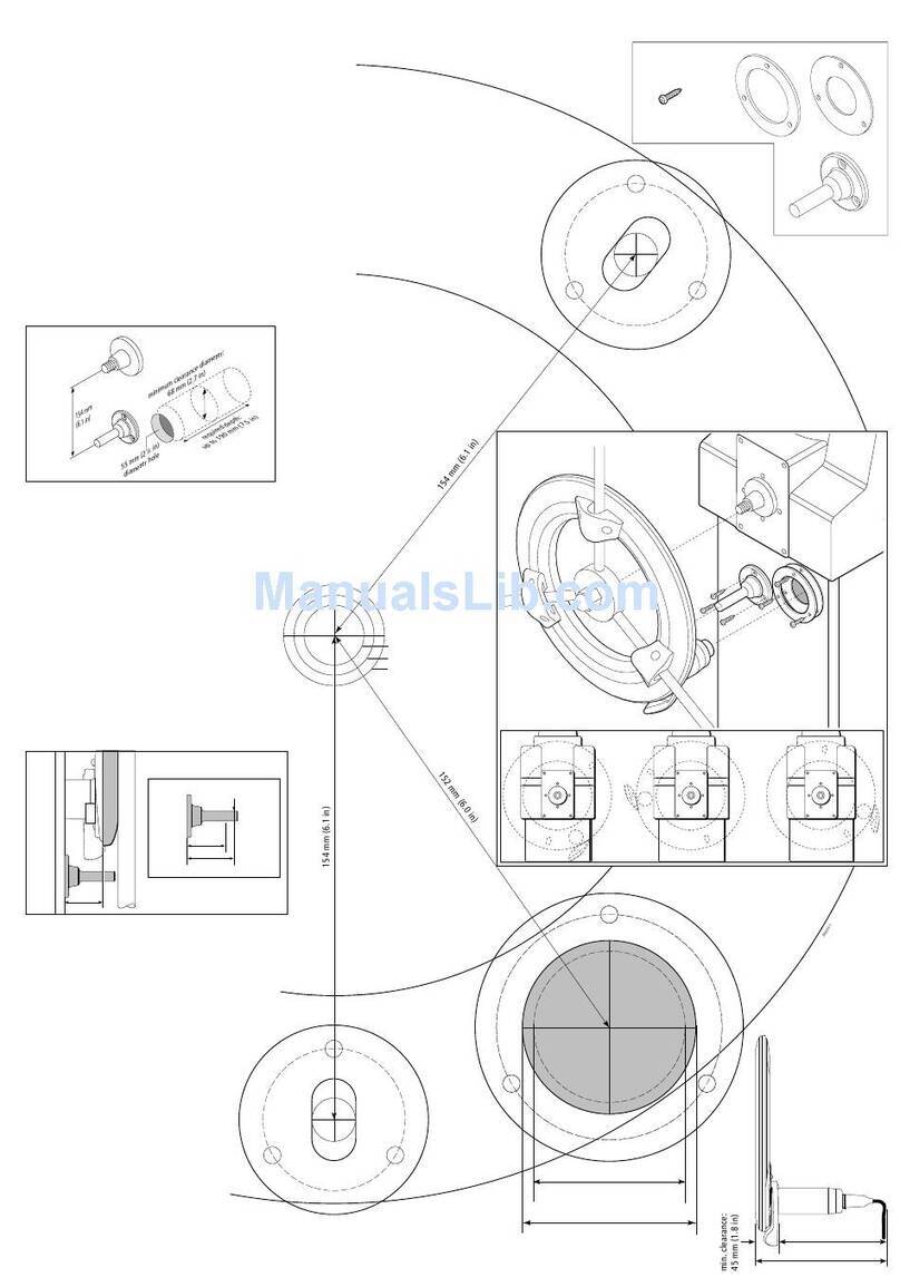 Raymarine 4000 mk2 Wheel Drive User manual