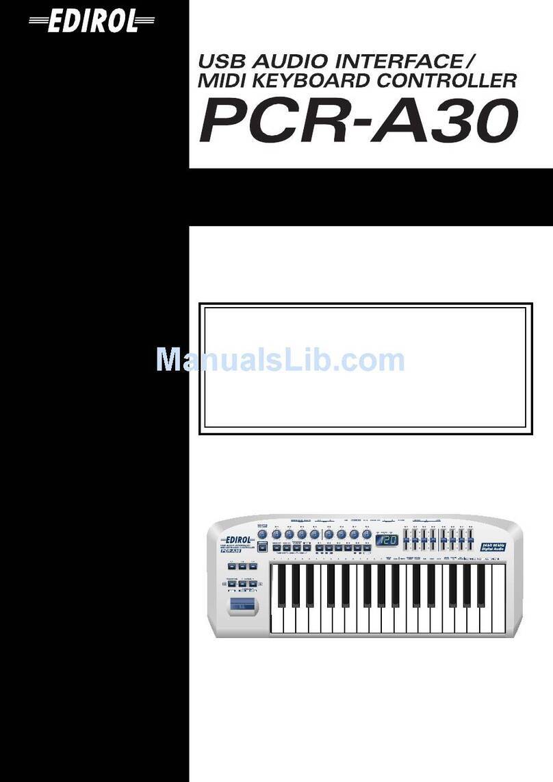 Edirol PCR-A30 User manual