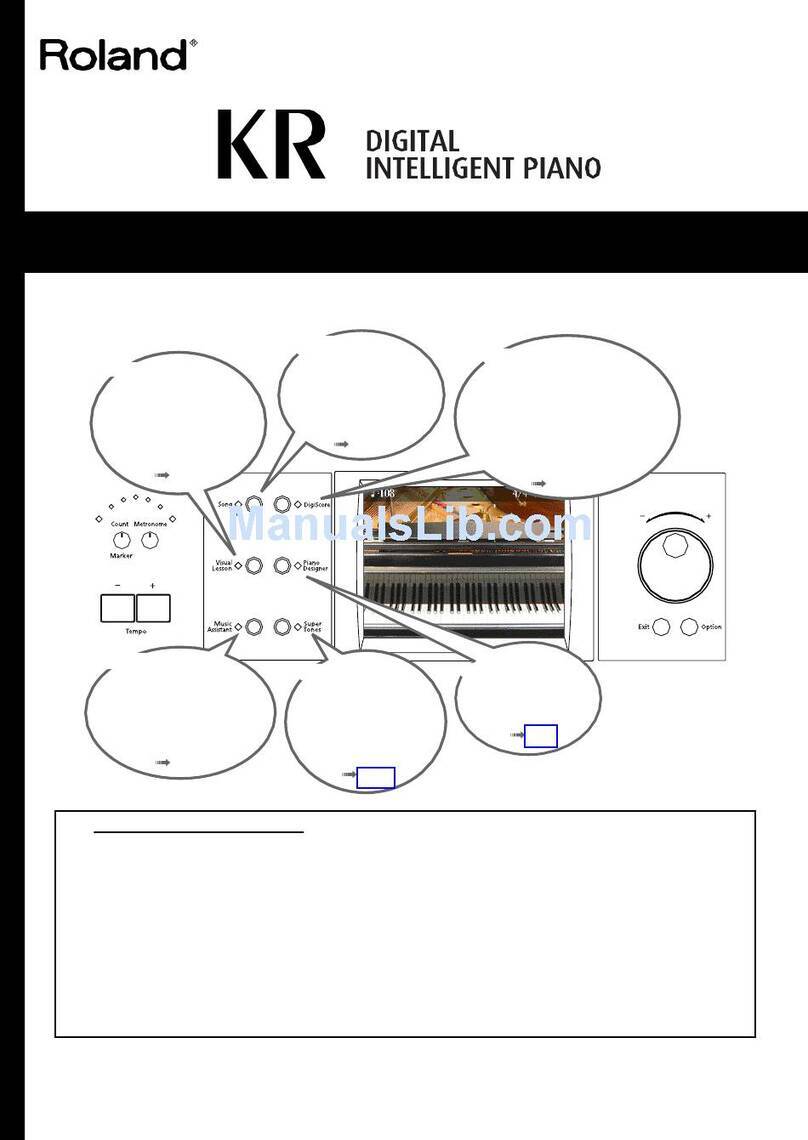 Roland KR-107 User manual