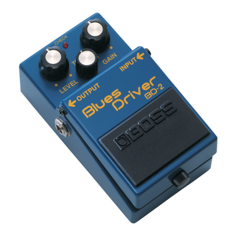 BOSSCO BD-2 Blues Driver User manual