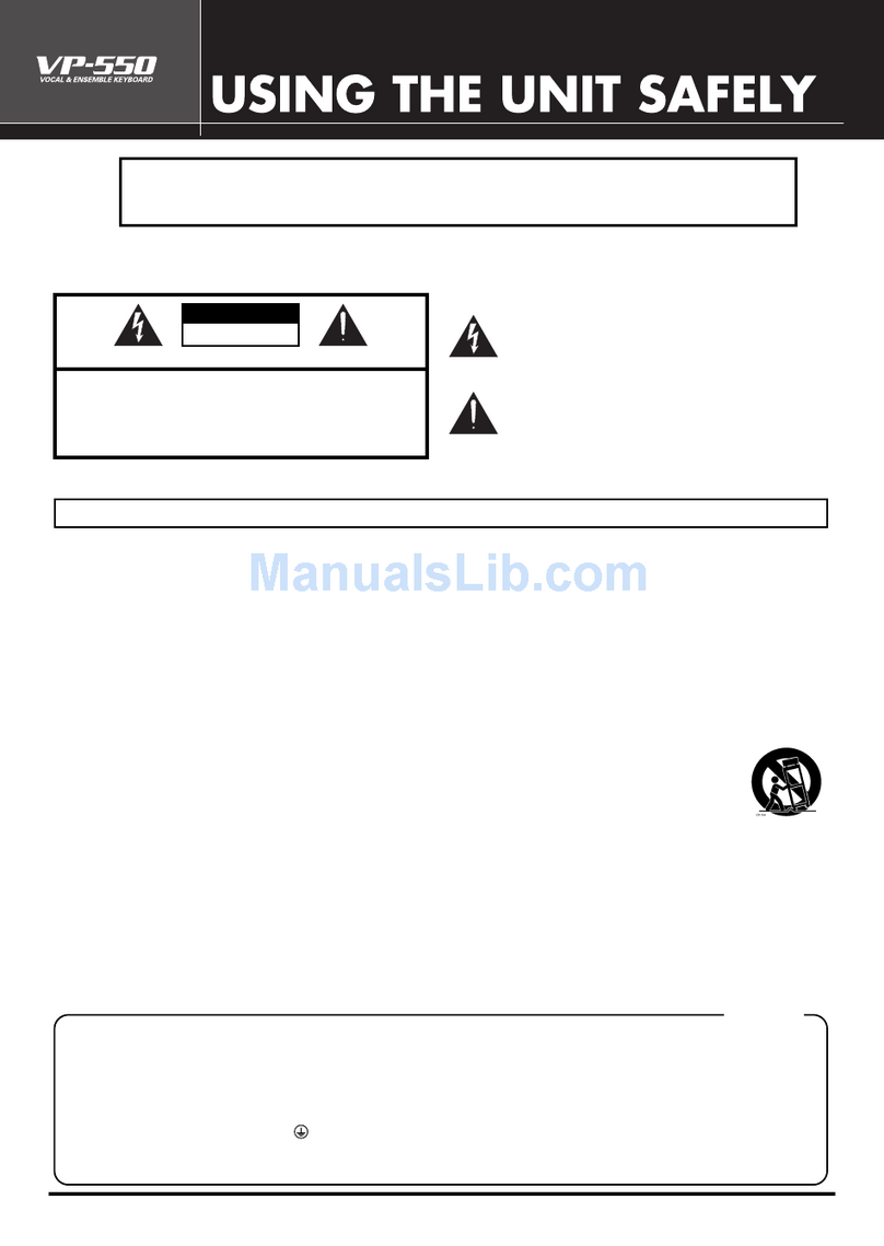 Roland VP-550 User manual