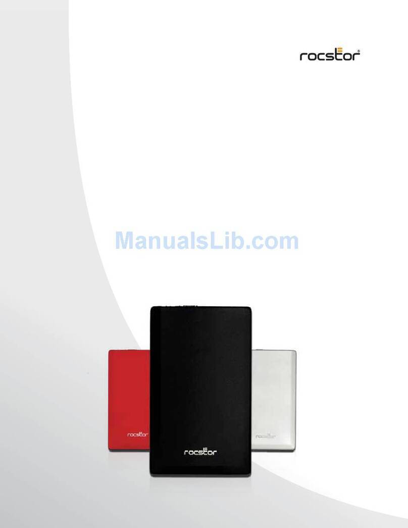 Rocstor ROCPORT 9CX 320GB User manual Rocstor ROCPORT 9CX 320GB User manual