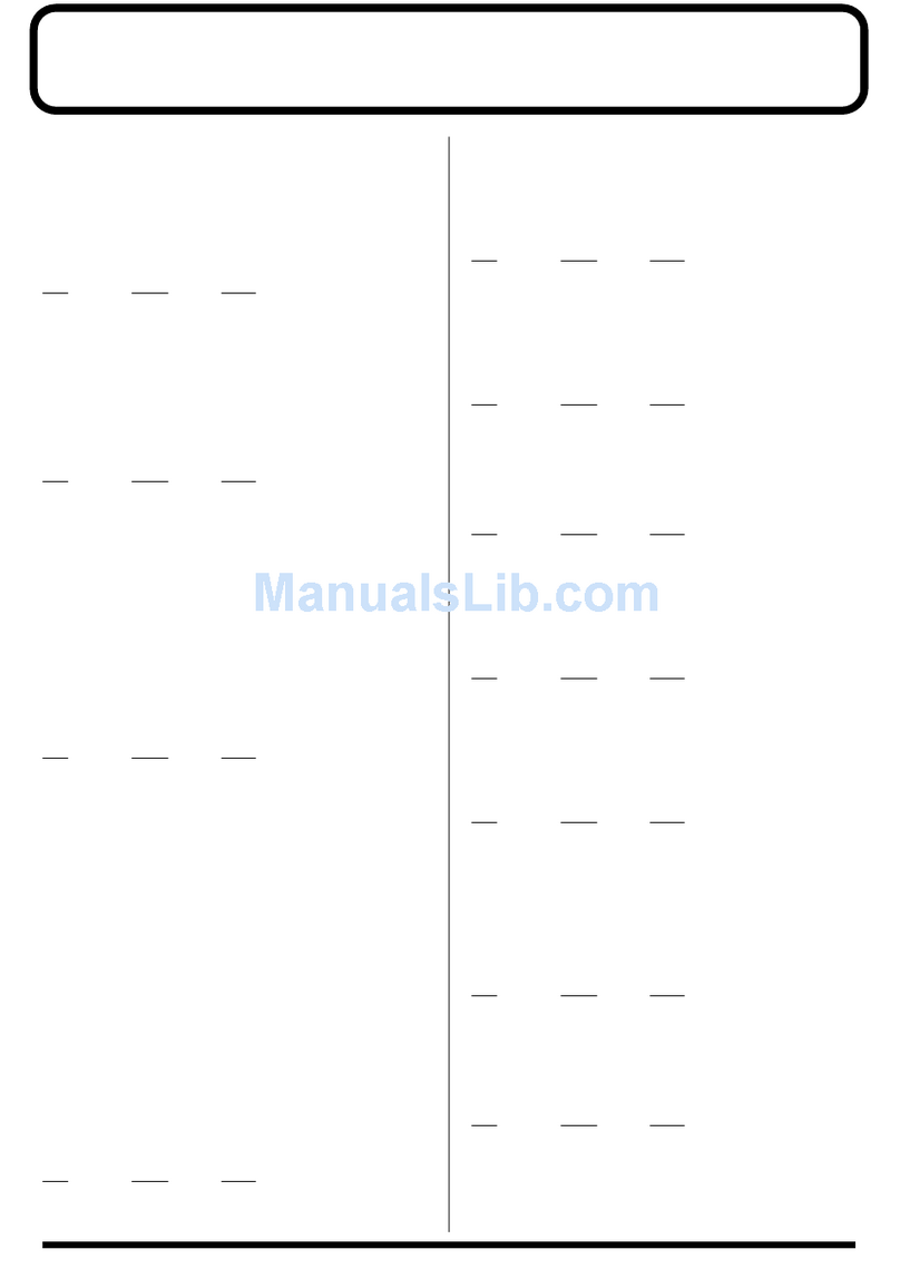 Roland GW-7 User manual