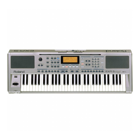 Roland EXR-5 User manual