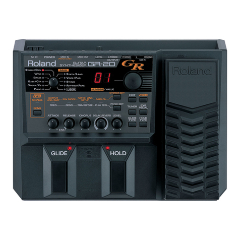 Roland GR-20 User manual