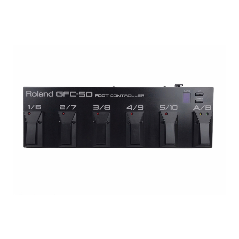 Roland GFC-50 User manual