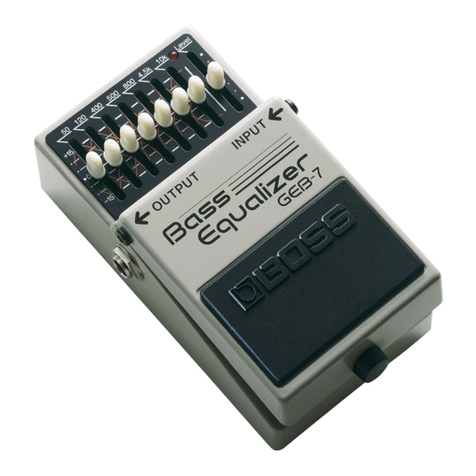 BOSSCO GEB-7 User manual