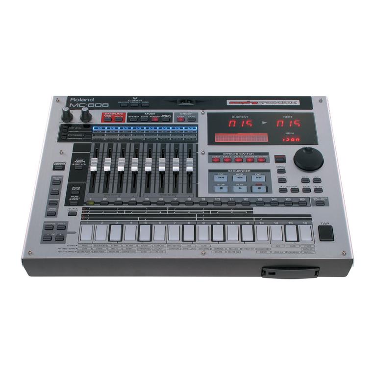 Roland MC-808 User manual
