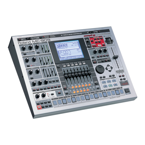 Roland MC-909 Owner's manual