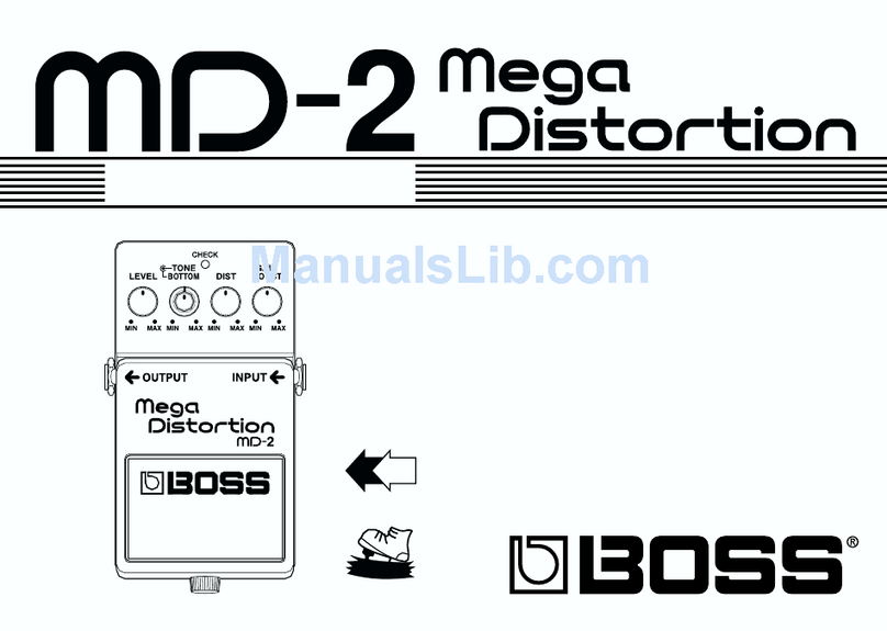 BOSSCO MD-2 owner's manual