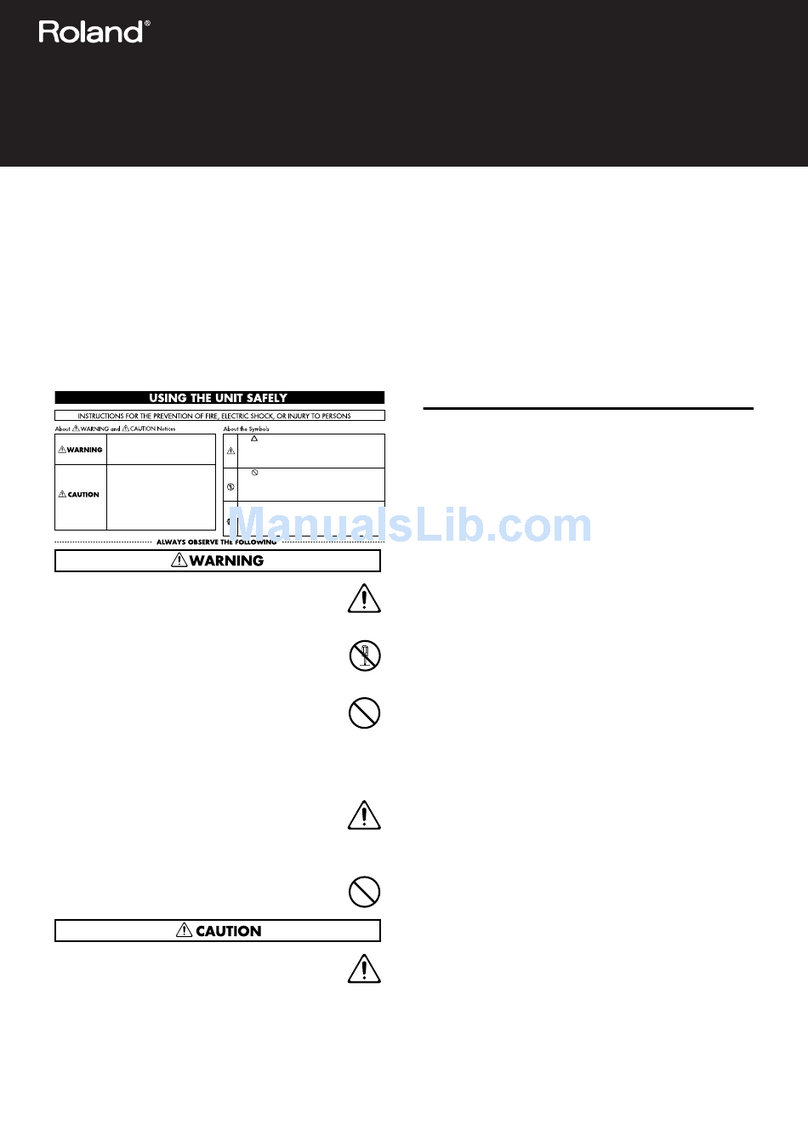 Roland MC-808 User manual