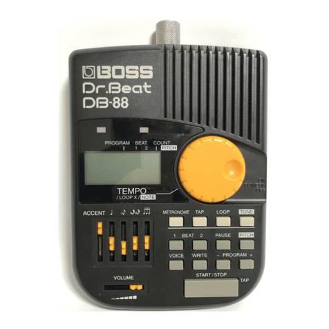 BOSSCO Dr. Beat DB-88 owner's manual