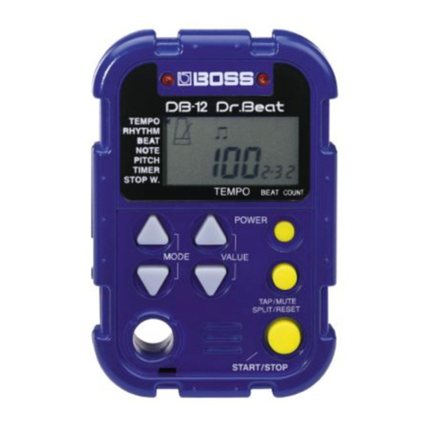 BOSSCO Dr. Beat DB-12 User manual