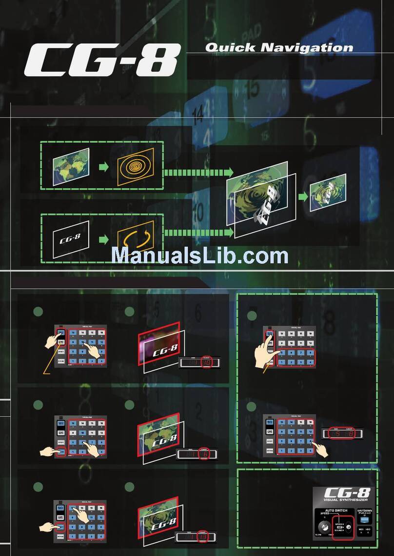 Roland CG-8 User manual