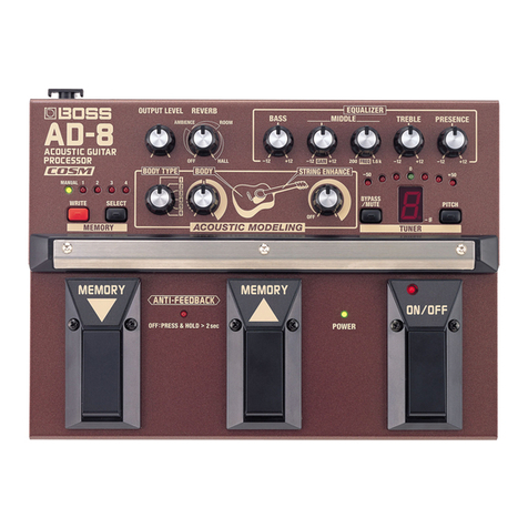 BOSSCO AD-8 owner's manual