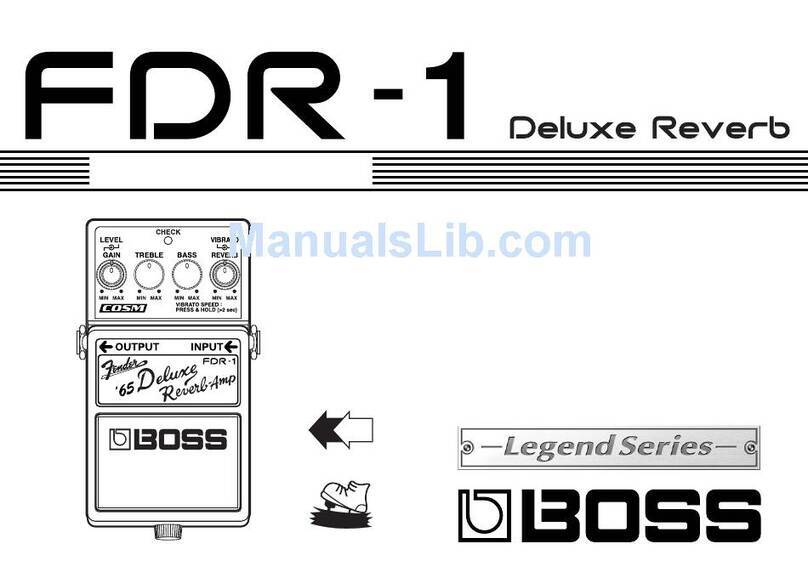 BOSSCO FDR-1 User manual