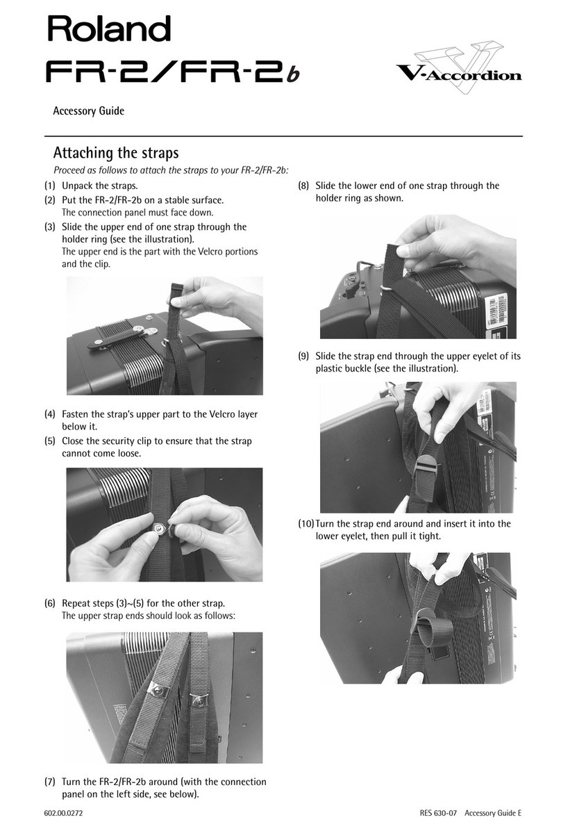Roland FR-2 V-Accordion User manual
