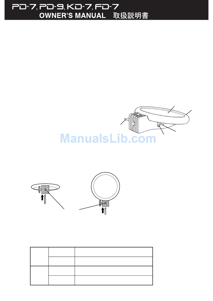 Roland FD-7 User manual