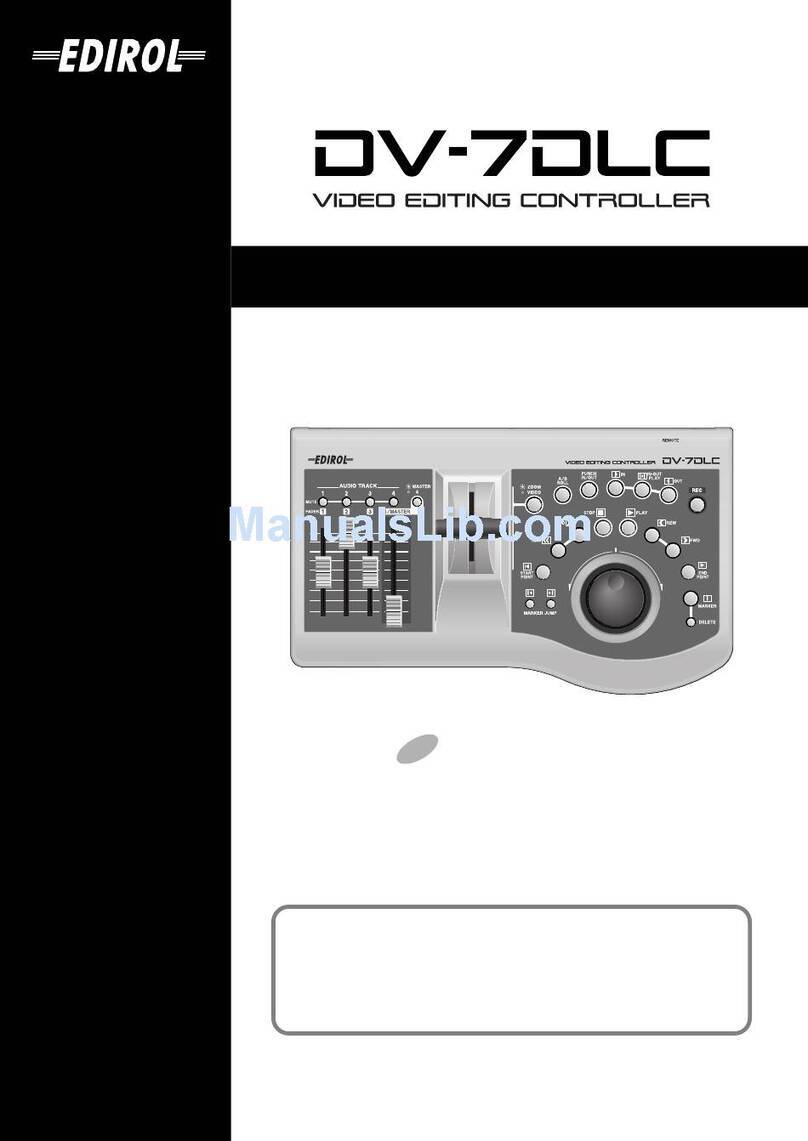 Edirol DV-7DLC owner's manual