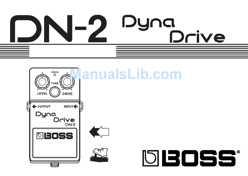 BOSSCO DN-2 Dyna Drive User manual