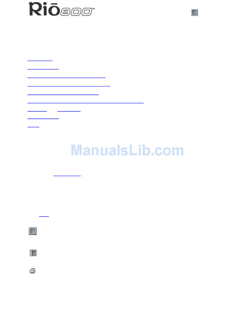 Sonic Blue 800 64MB User manual
