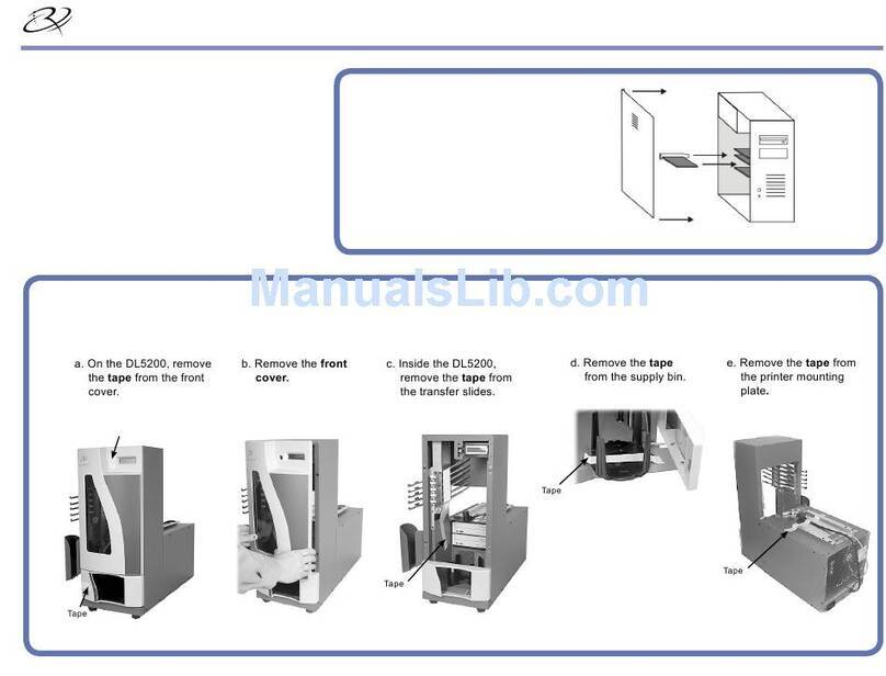 Rimage DL5200 Operating and safety instructions Rimage DL5200 Operating and safety instructions