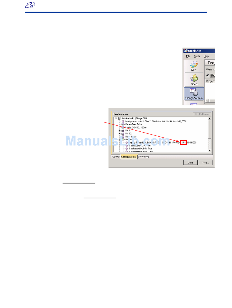 Rimage Desktop 360i Use and care manual