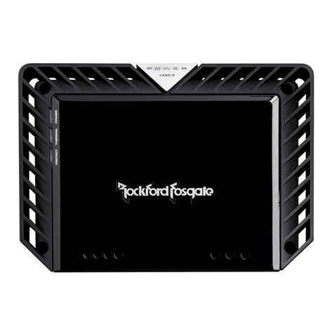 Rockford Fosgate Power 351M Owner's manual