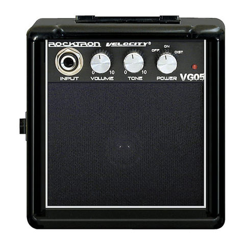 Rocktron Velocity VG05 User manual Rocktron Velocity VG05 User manual