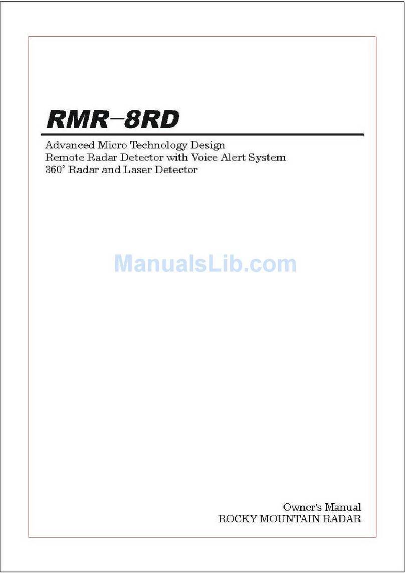 Rocky Mountain RMR-8RD User manual