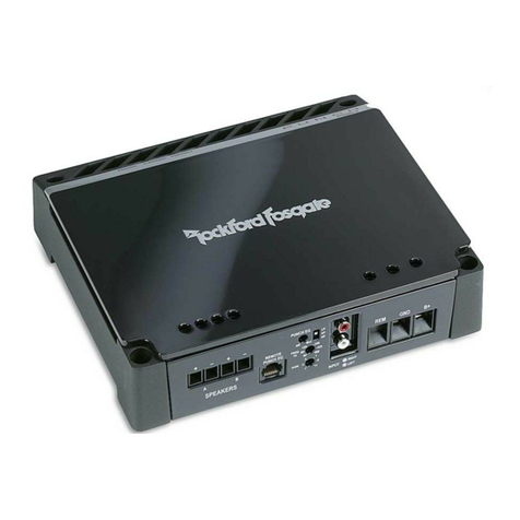 Rockford Fosgate Punch P300-1 Installation and operation Rockford Fosgate Punch P300-1 Installation and operation