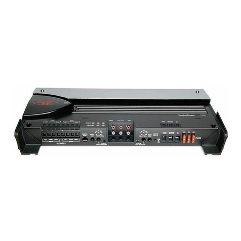 Rockford Fosgate Punch P4004 Installation and operation