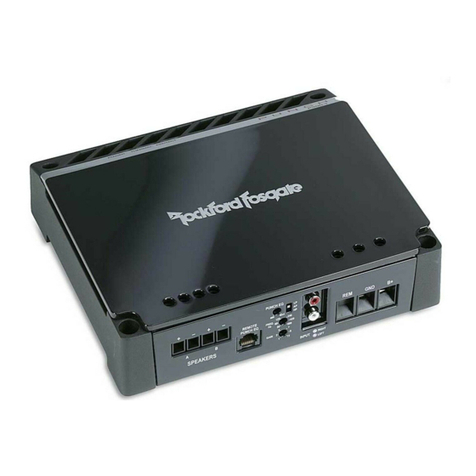 Rockford Fosgate Punch P1000-1bd Installation and operation