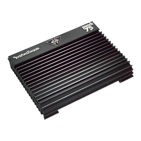 Rockford Fosgate 75 User manual