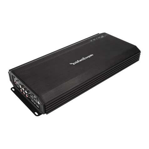 Rockford Fosgate Prime R600-5 Owner's manual
