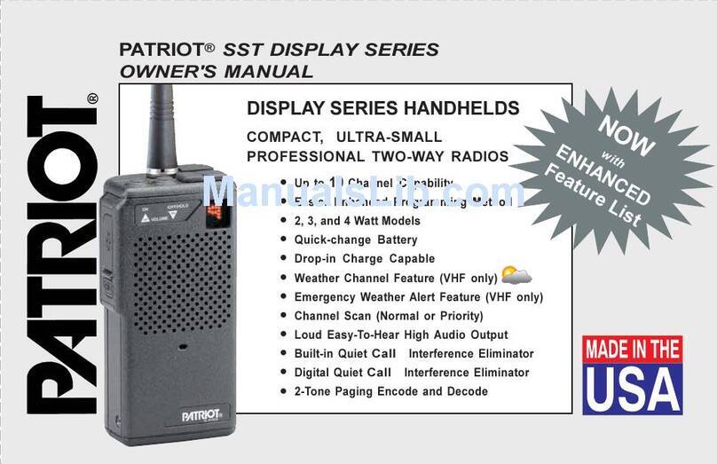 Patriot SST-144D owner's manual