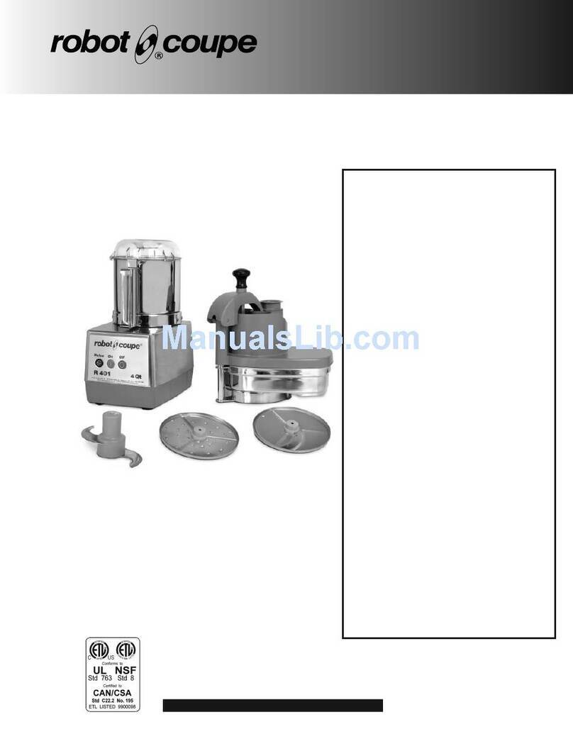 Robot Coupe R401 User manual