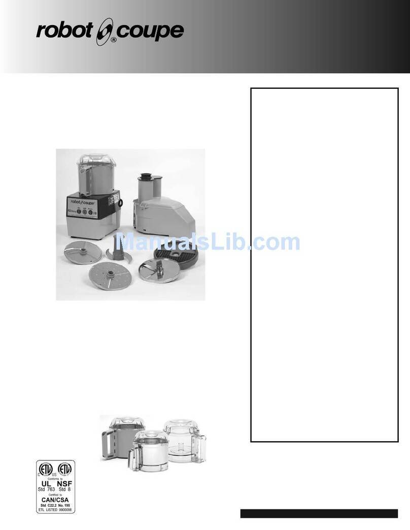 Robot Coupe R2Dice User manual