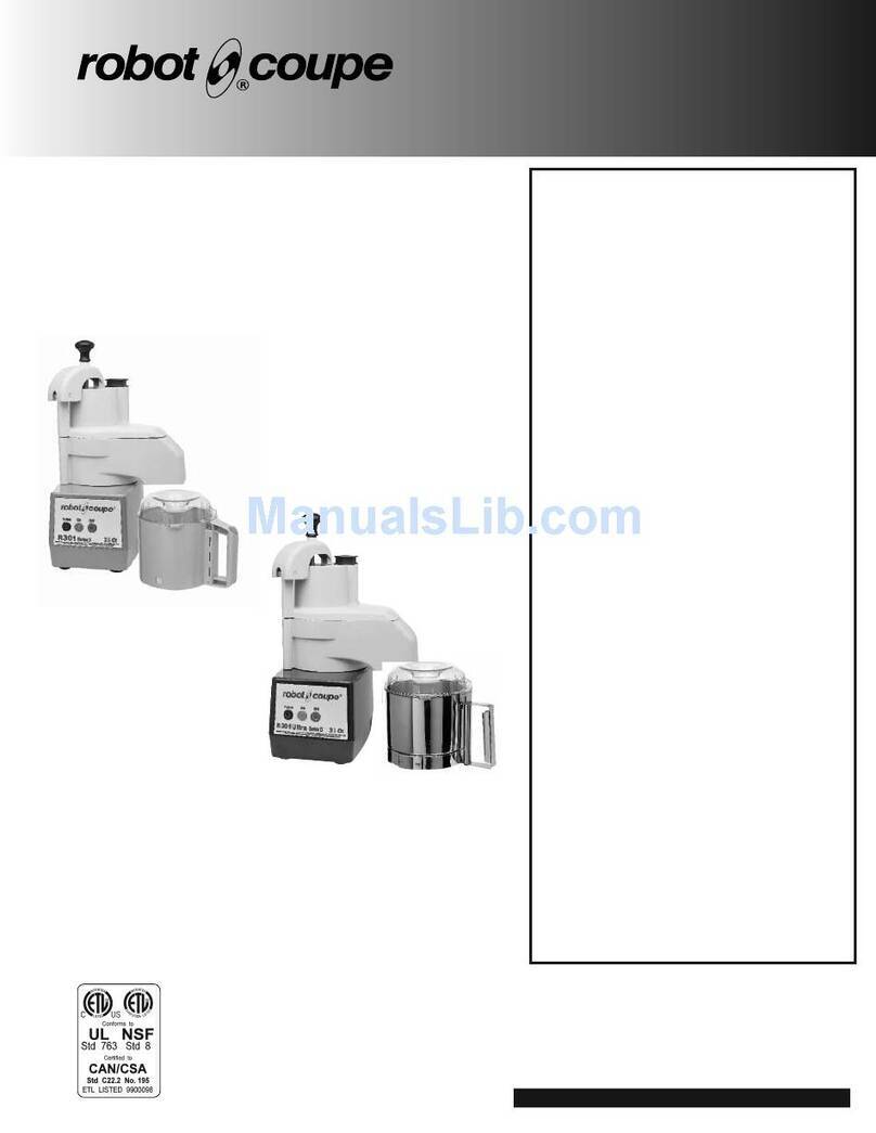 Robot Coupe R301 User manual