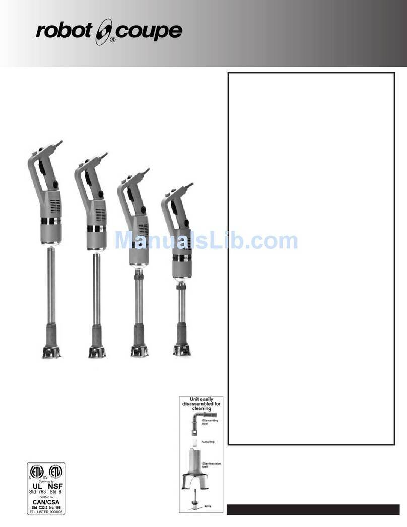 Robot Coupe CMP 250 V.V. Specifications
