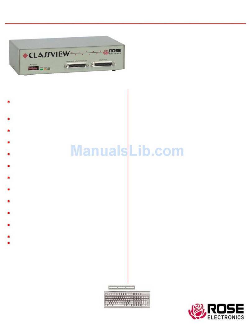 Rose electronics ClassView features and benefits
