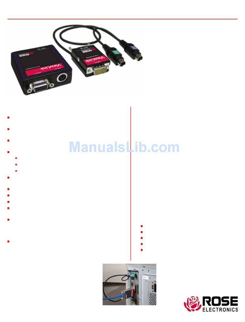 Rose electronics ViewLink CATx features and benefits