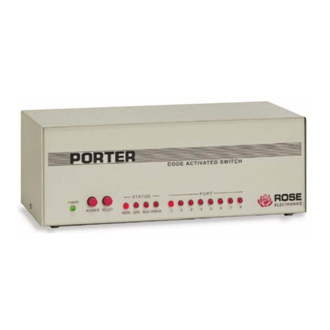 Rose electronics Porter PO-4P features and benefits